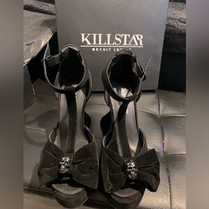 Velvet Pumps Size 6 - Killstar Ravenette